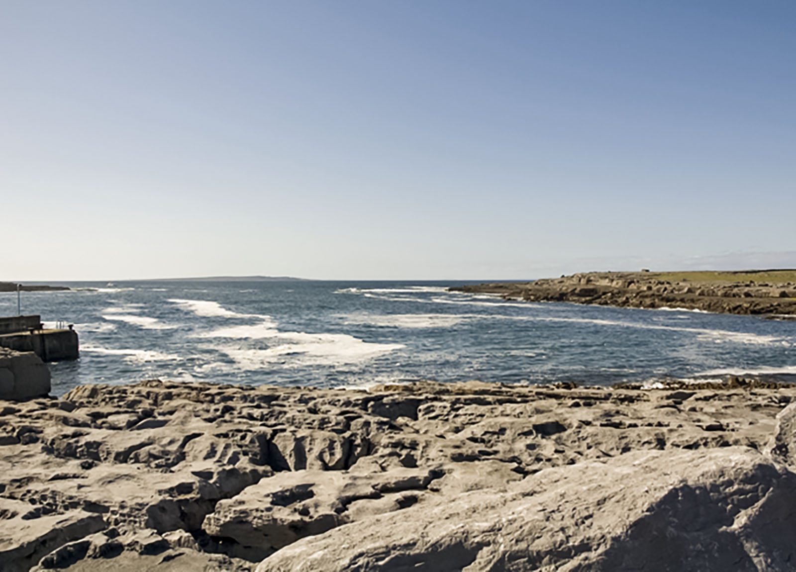 Ballyvaughan, Dock and inlet from Galway Bay