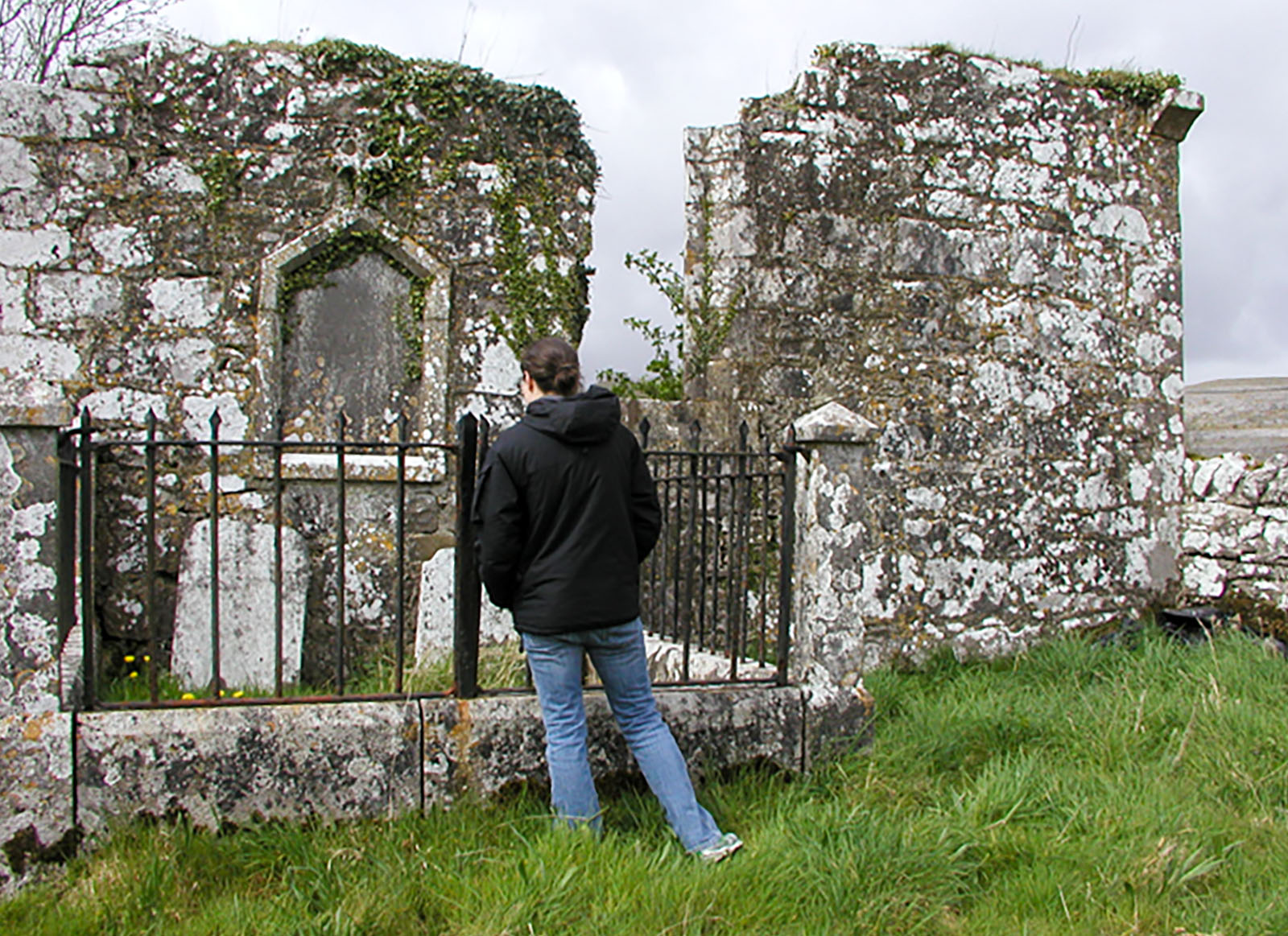 Burren, Sarah at Carron church