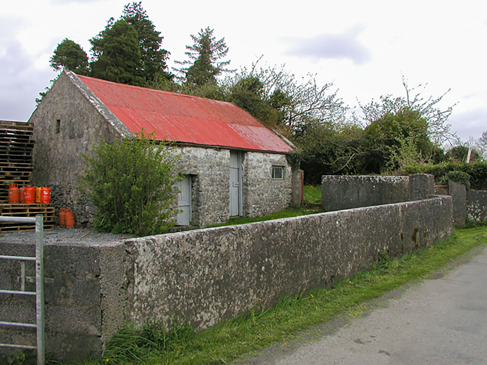 Burren, Stone barn with metal roof