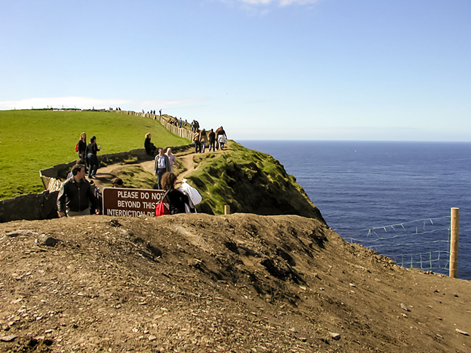 Cliffs of Moher, The path not taken