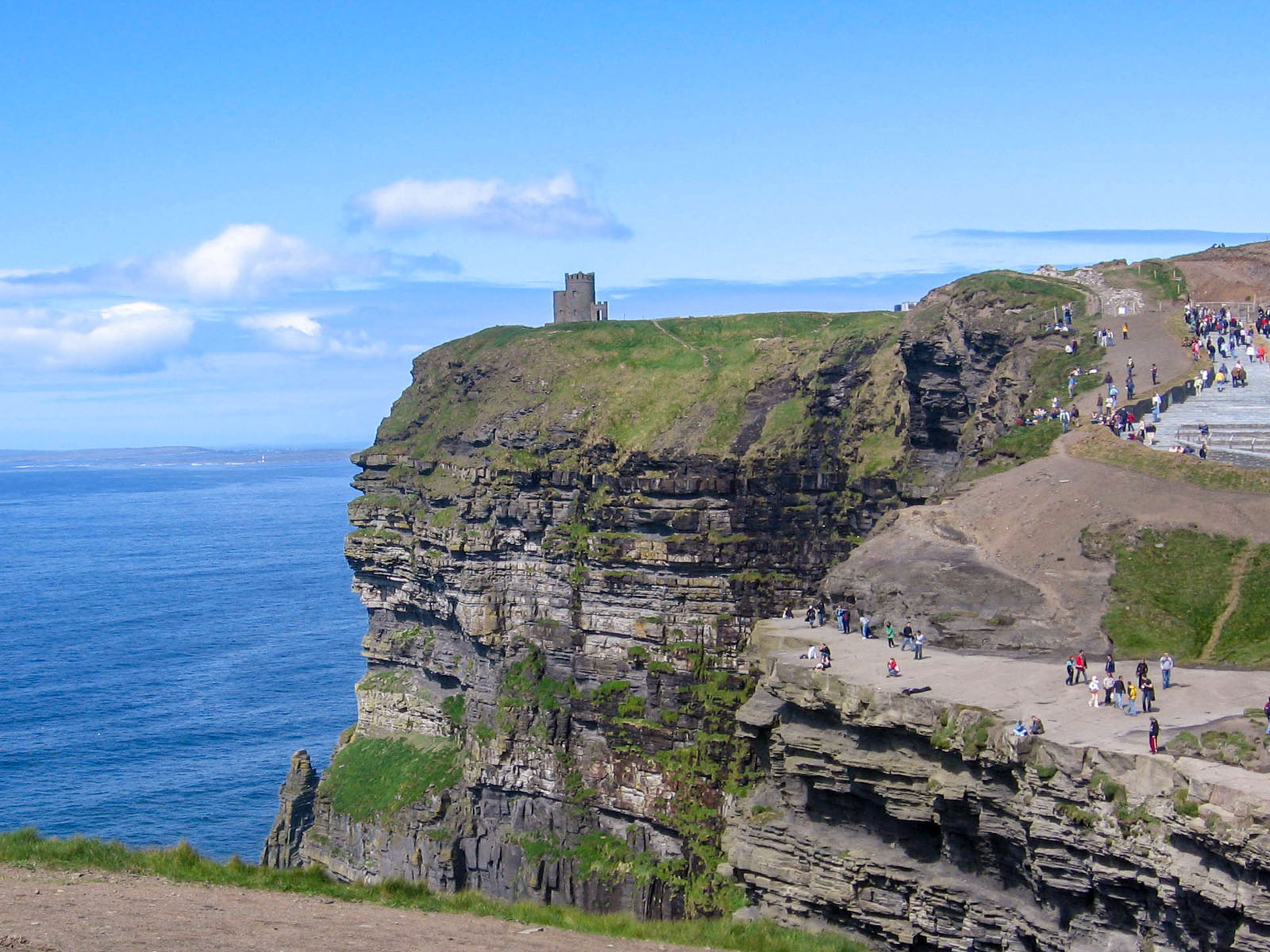 Cliffs of Moher, A castle over there?