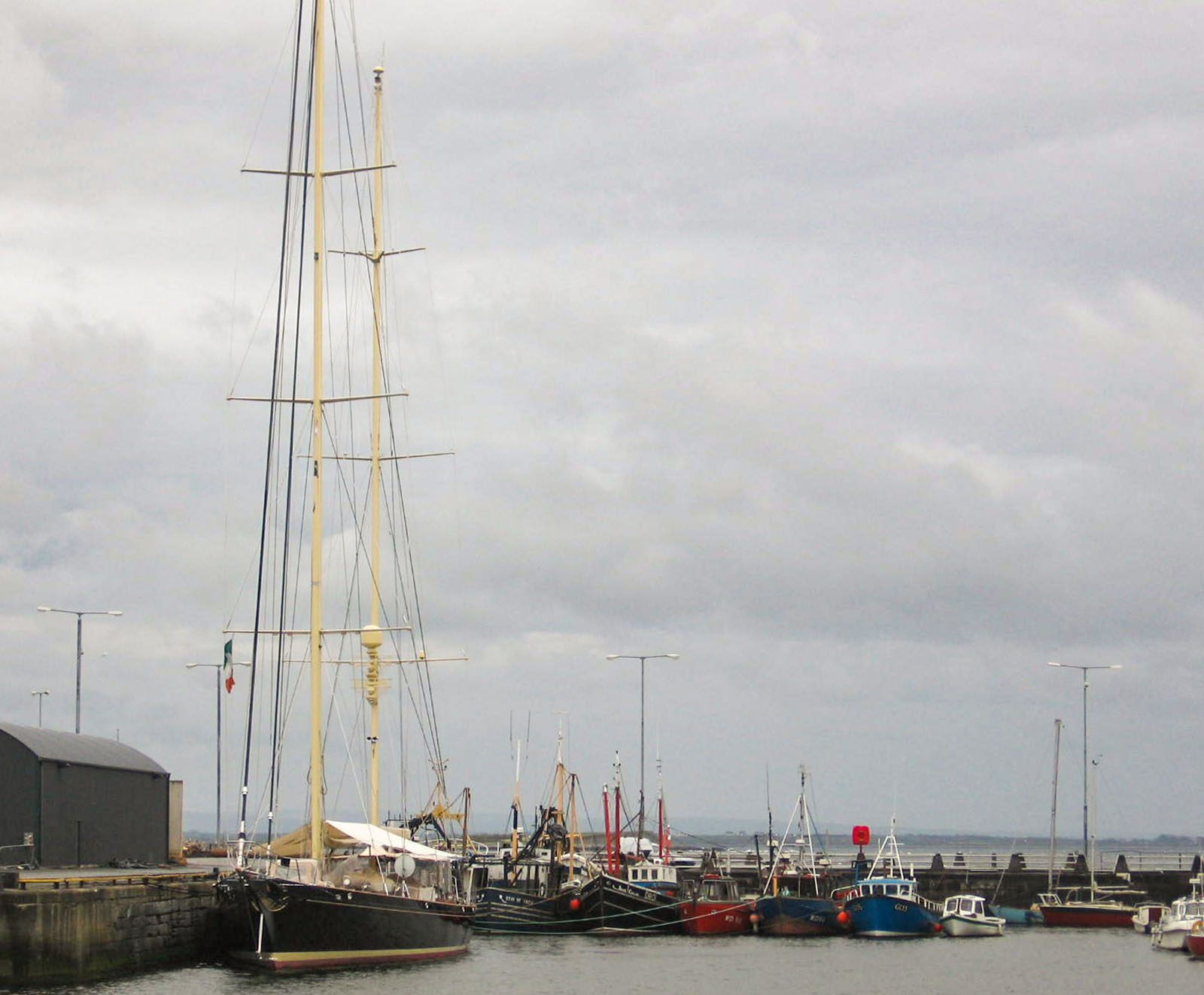 Galway, Fishing boats on the bay