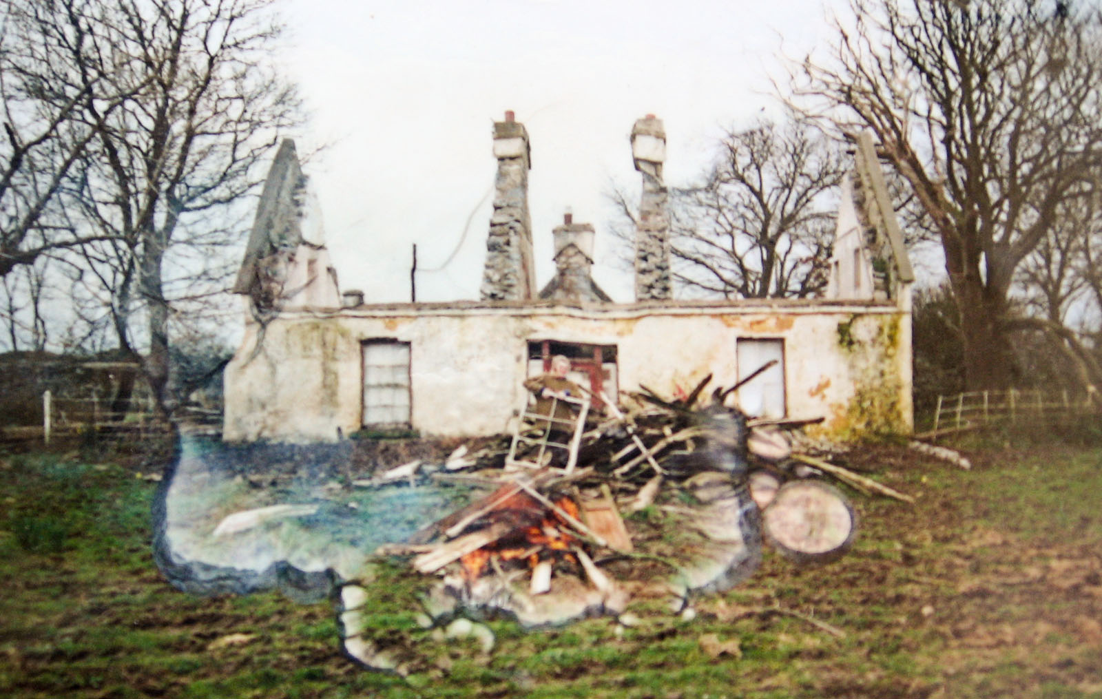 New Quay, Pre-restoration photo of Bayfield House